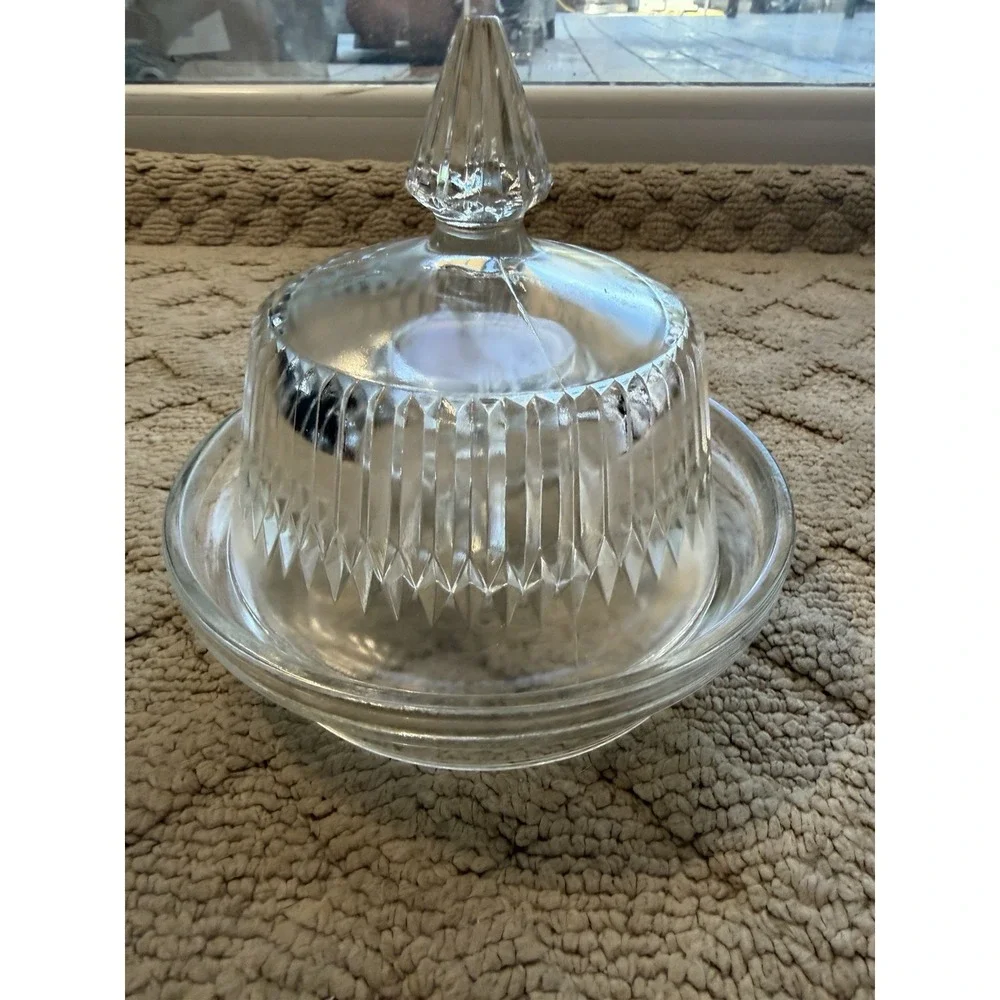 Vintage Glass Chicken Waterer Base Poultry Farm Livestock